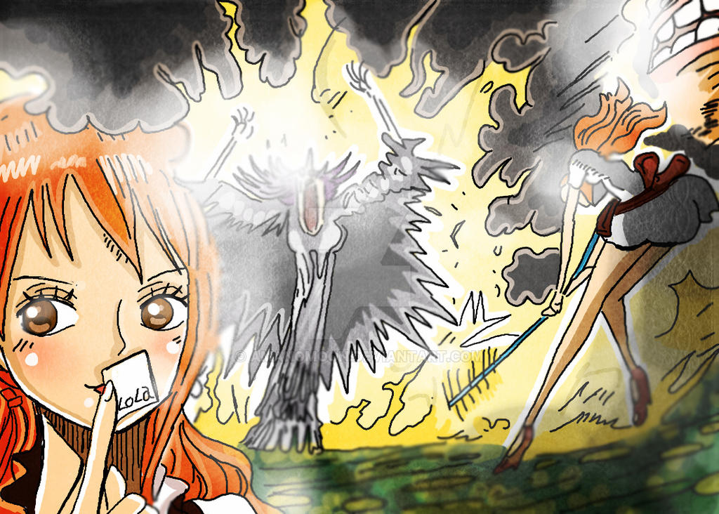 One Piece Chapter 7 Nami Vs Charlotte Brulee By Amanomoon On Deviantart
