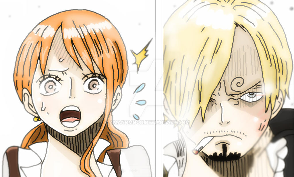 One Piece Chapter 844 Nami Slapped Sanji By Amanomoon On Deviantart One Piece Chapter 844 Nami Slapped Sanji By Amanomoon On Deviantart