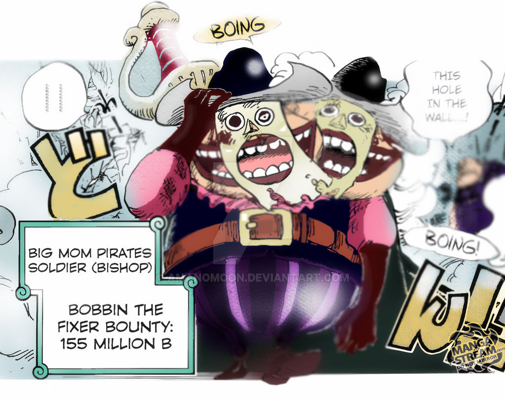 One Piece Chapter 855 Spoiler Bobbin S Bounty By Amanomoon On Deviantart