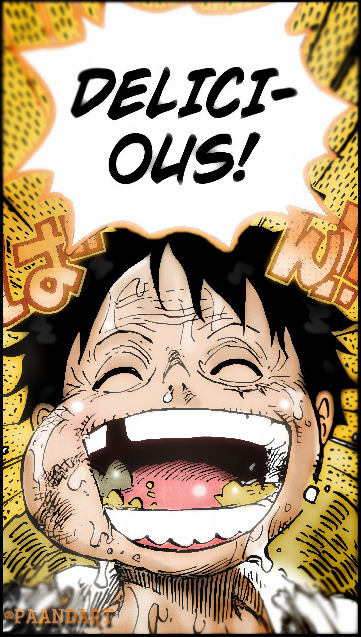 One Piece Chapter 856 Spoilers Colors Luffy Food By Amanomoon On Deviantart