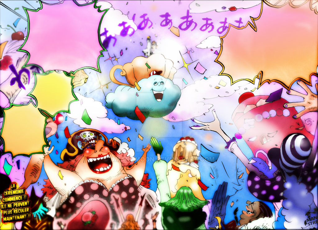 One Piece Chapter 861+ COLORS BIG MOM WEEDING END