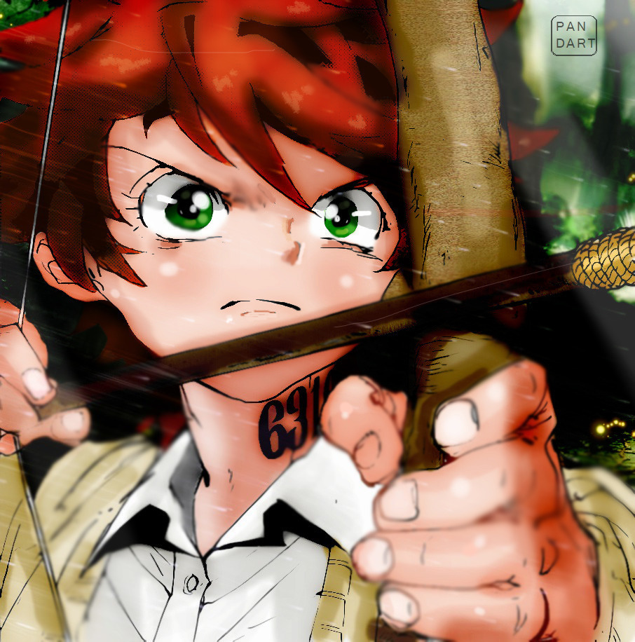 Emma from 'The Promised Neverland' - ari's gallery - Paintings & Prints,  Entertainment, Television, Anime - ArtPal