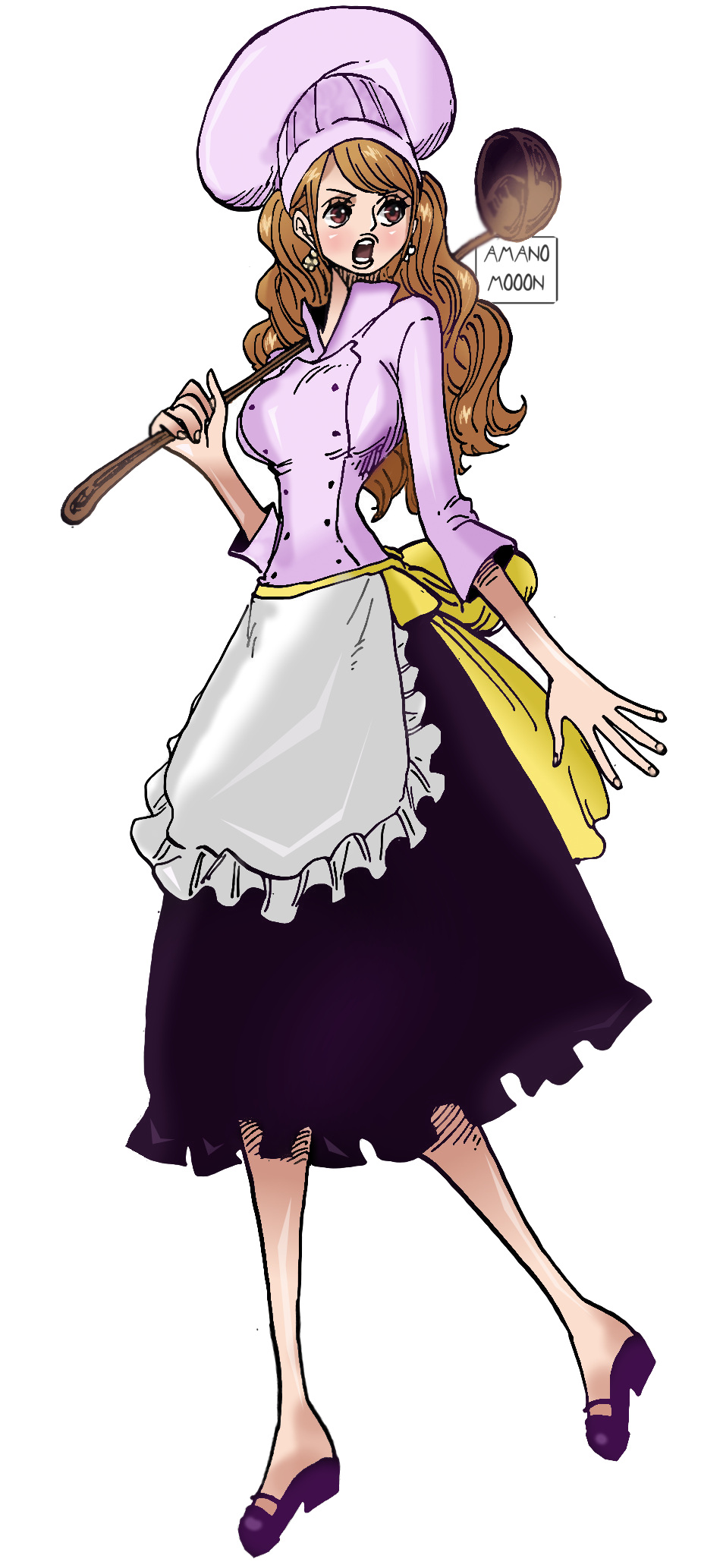 One Piece Chapter 0 Charlotte Pudding Cook Color By Amanomoon On Deviantart