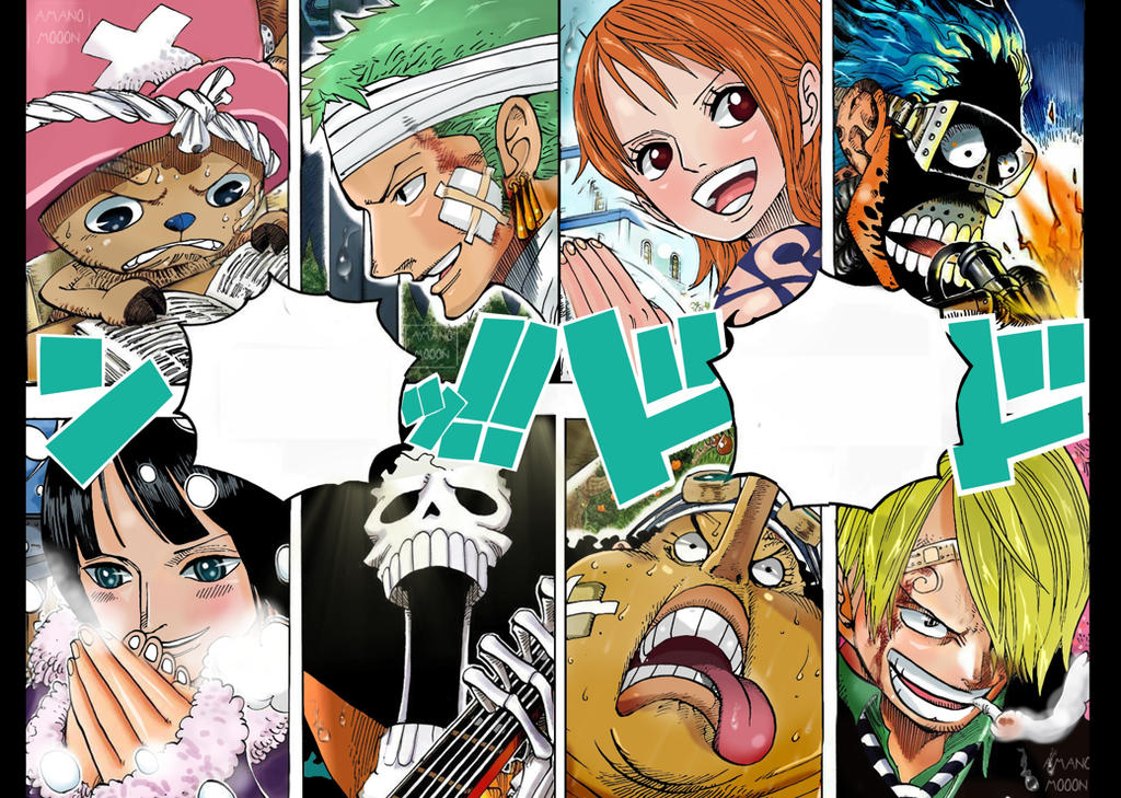 One Piece Chapter 597 3D2Y Mugiwara Colors Manga by Amanomoon on DeviantArt