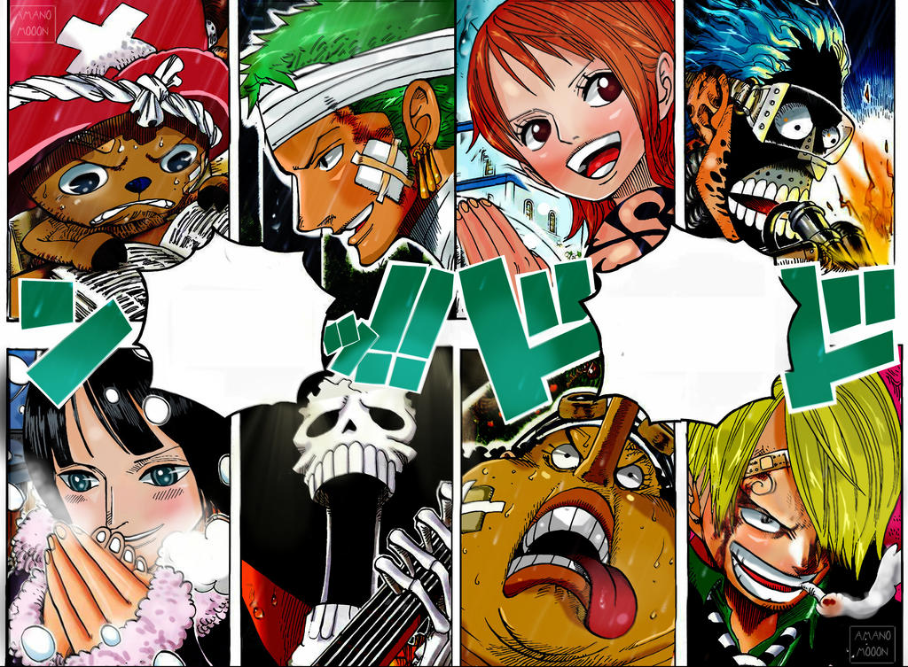 One Piece Chapter 597 3d2y Mugiwara Colors Manga 2 By Amanomoon On Deviantart