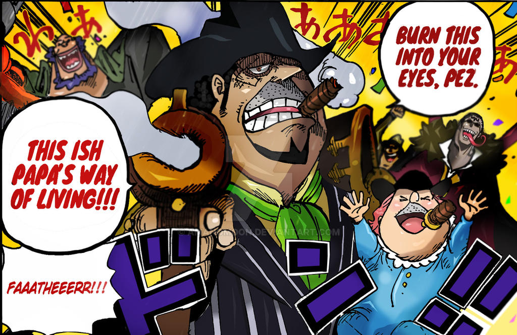 One Piece Chapter 6 Capone Bege Vs Oven Colors By Amanomoon On Deviantart