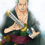 One Piece Roronoa Zoro Cut a Ship Manga Colors HD