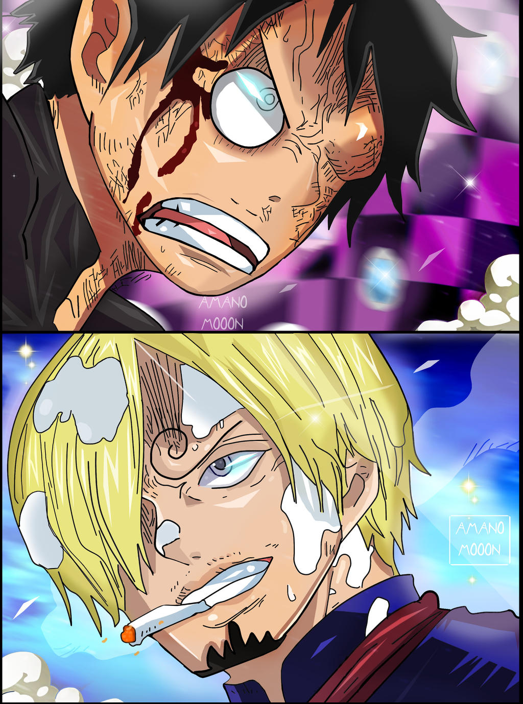 One Piece Chapter 891 Luffy Sanji BELIEVING IN ME!