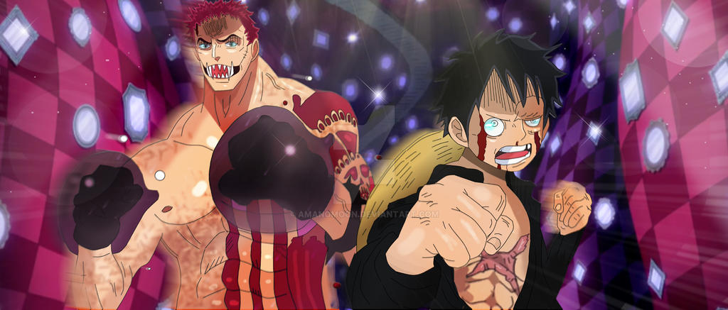 One Piece Chapter 893 Luffy Katakuri Win Fight Col By Amanomoon On
