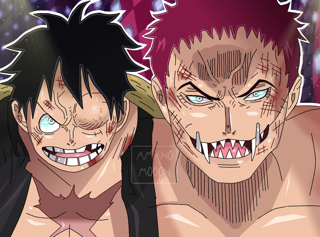One Piece Chapter 893 Luffy Katakuri Ending Colors By Amanomoon On