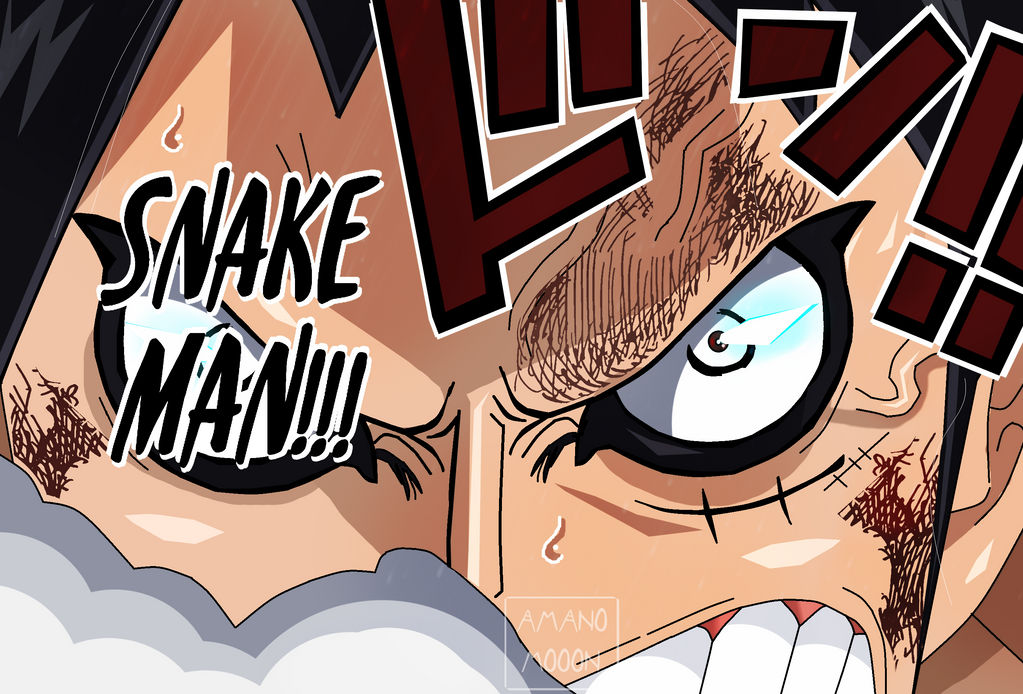 One Piece Chapter 4 Gear 4 Snake Man Colors By Amanomoon On Deviantart One Piece Chapter 4 Gear 4 Snake Man Colors By Amanomoon On Deviantart
