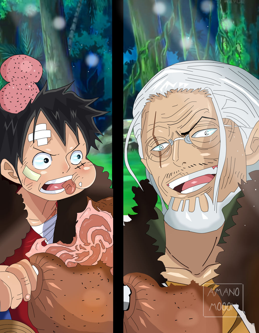 One Piece Chapter 4 Gear 4 Snake Man Rayleigh By Amanomoon On Deviantart One Piece Chapter 4 Gear 4 Snake Man Rayleigh By Amanomoon On Deviantart
