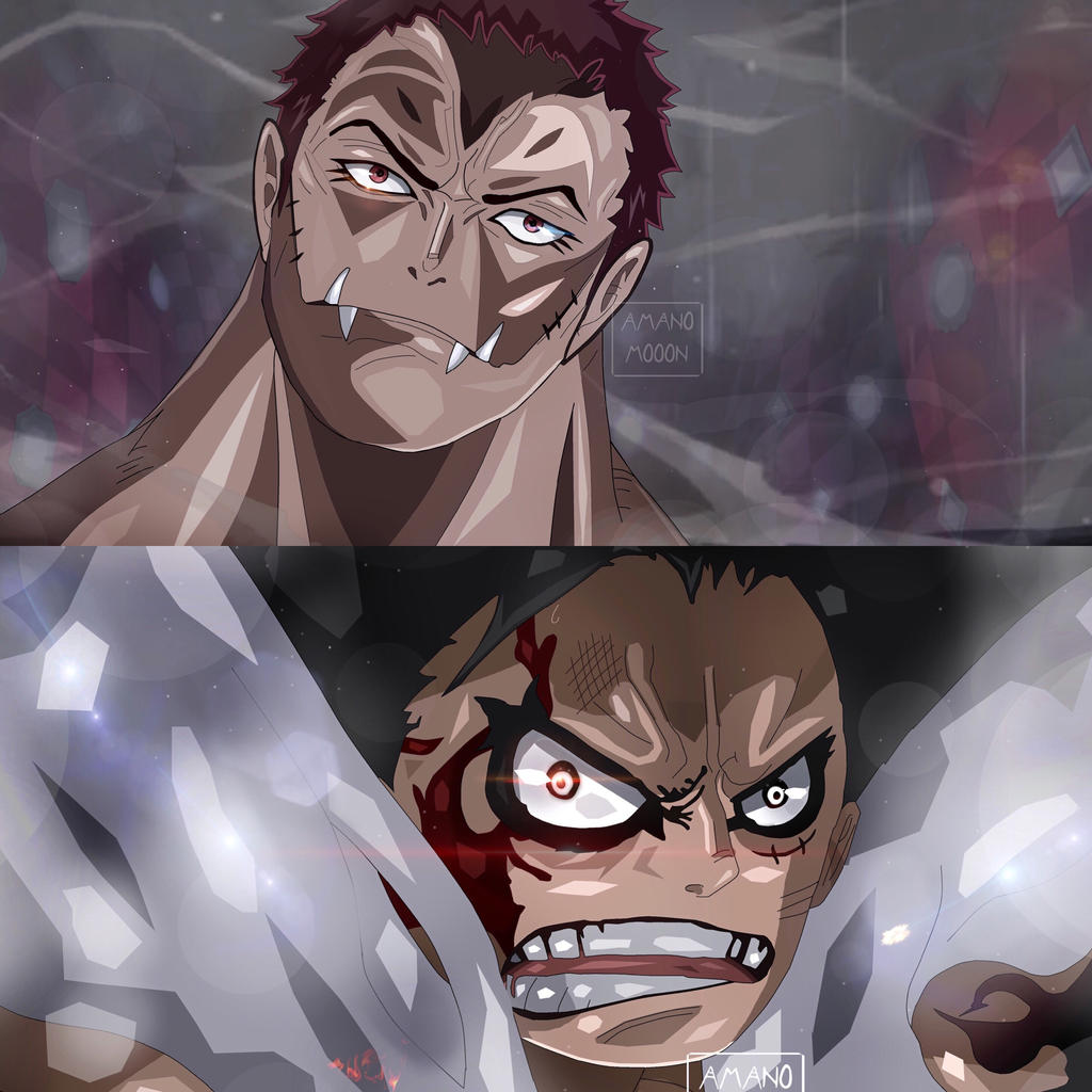 Luffy vs Katakuri Ending Fight Anime by Amanomoon on DeviantArt