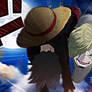 One Piece 898 Sanji Luffy Back Sunny Go Colors 