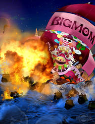 One Piece Chapter 900 Ending Sunny Explosed BigMom