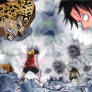 One Piece Luffy vs Rob Lucci Manga Enies Lobby Col