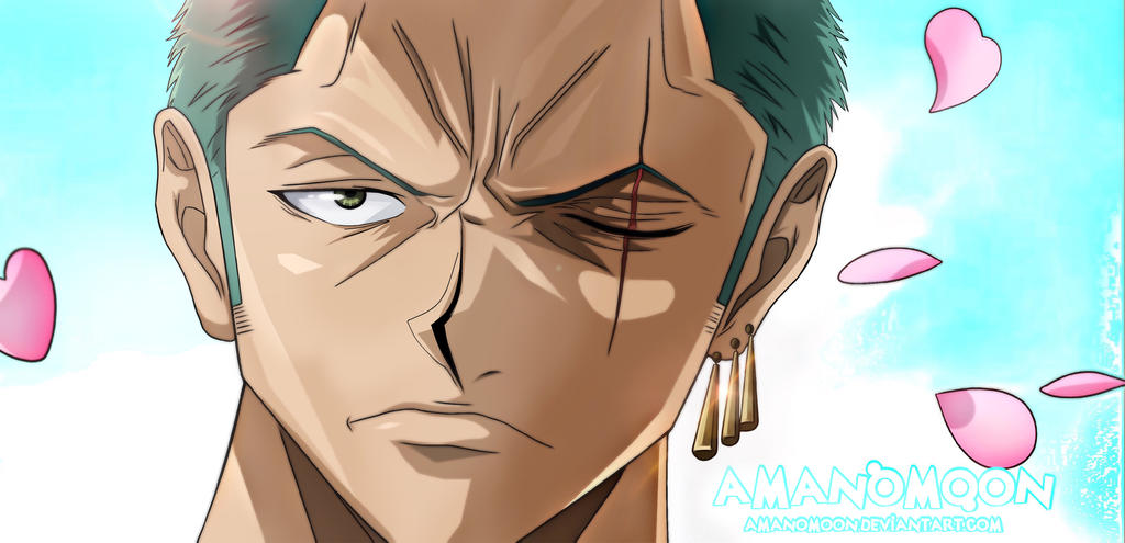 Here is a Zoro Wallpaper I made. What do you think? (sources in