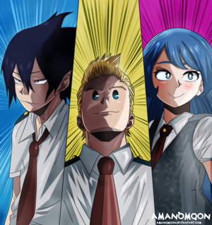 My hero Academia Boku hero Big Three Anime Mirio