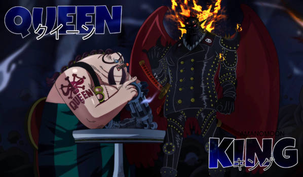 one piece 1022 Color King and Queen vs Phoenix Mar by Dreat01 on DeviantArt
