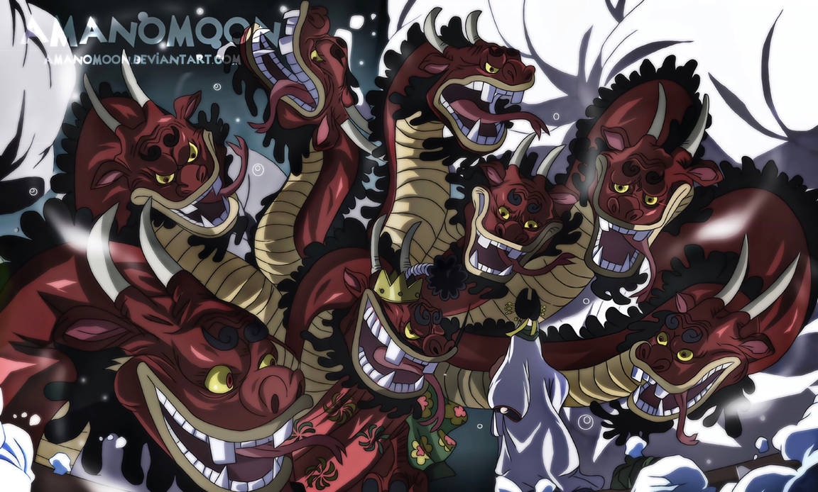 One Piece Orochi Hydra Form Komurasaki Hiyori by Amanomoon on DeviantArt