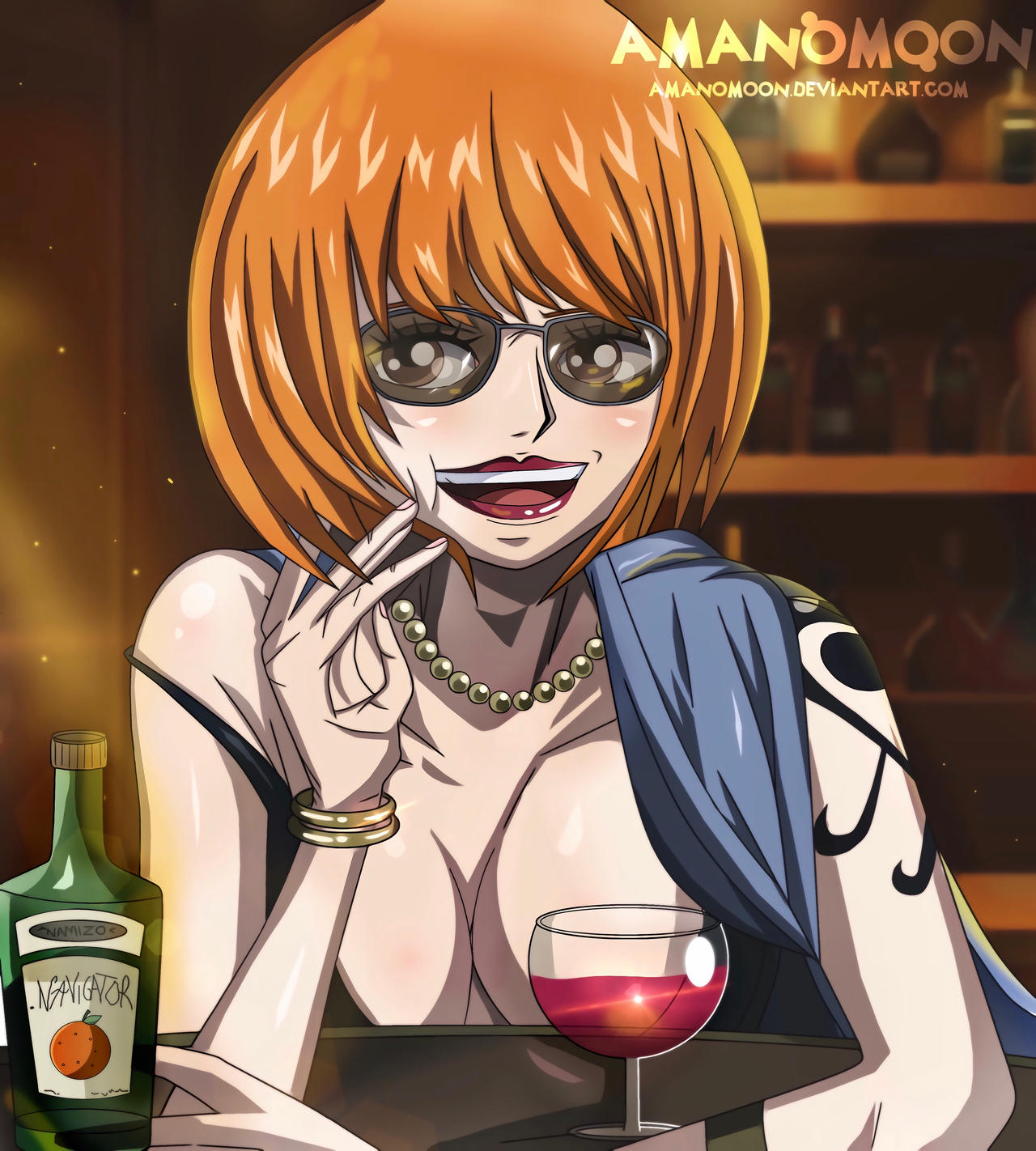 One Piece Nami Age One Piece Nami Cat60 Year Old Age Fanart Sexy by Amanomoon on DeviantArt