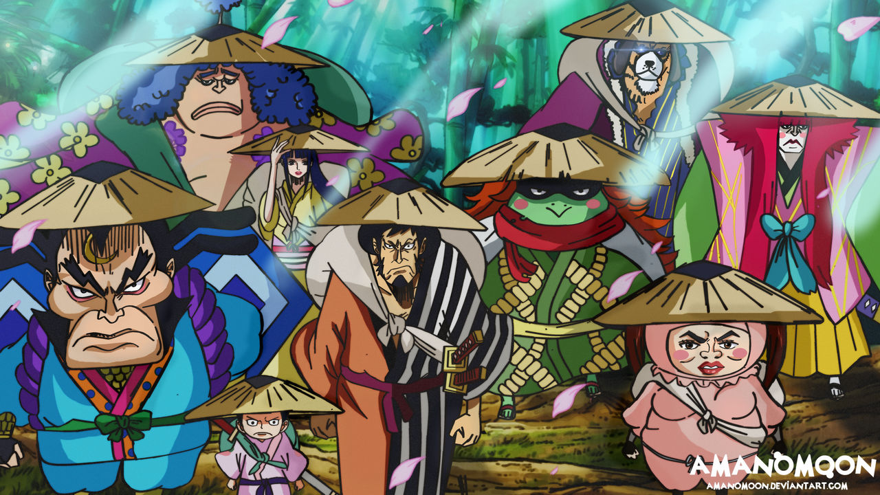 One Piece Chapter 955 Nine Red Scabbards Wano Kuni By Amanomoon On Deviantart One Piece Chapter 955 Nine Red Scabbards Wano Kuni By Amanomoon On Deviantart