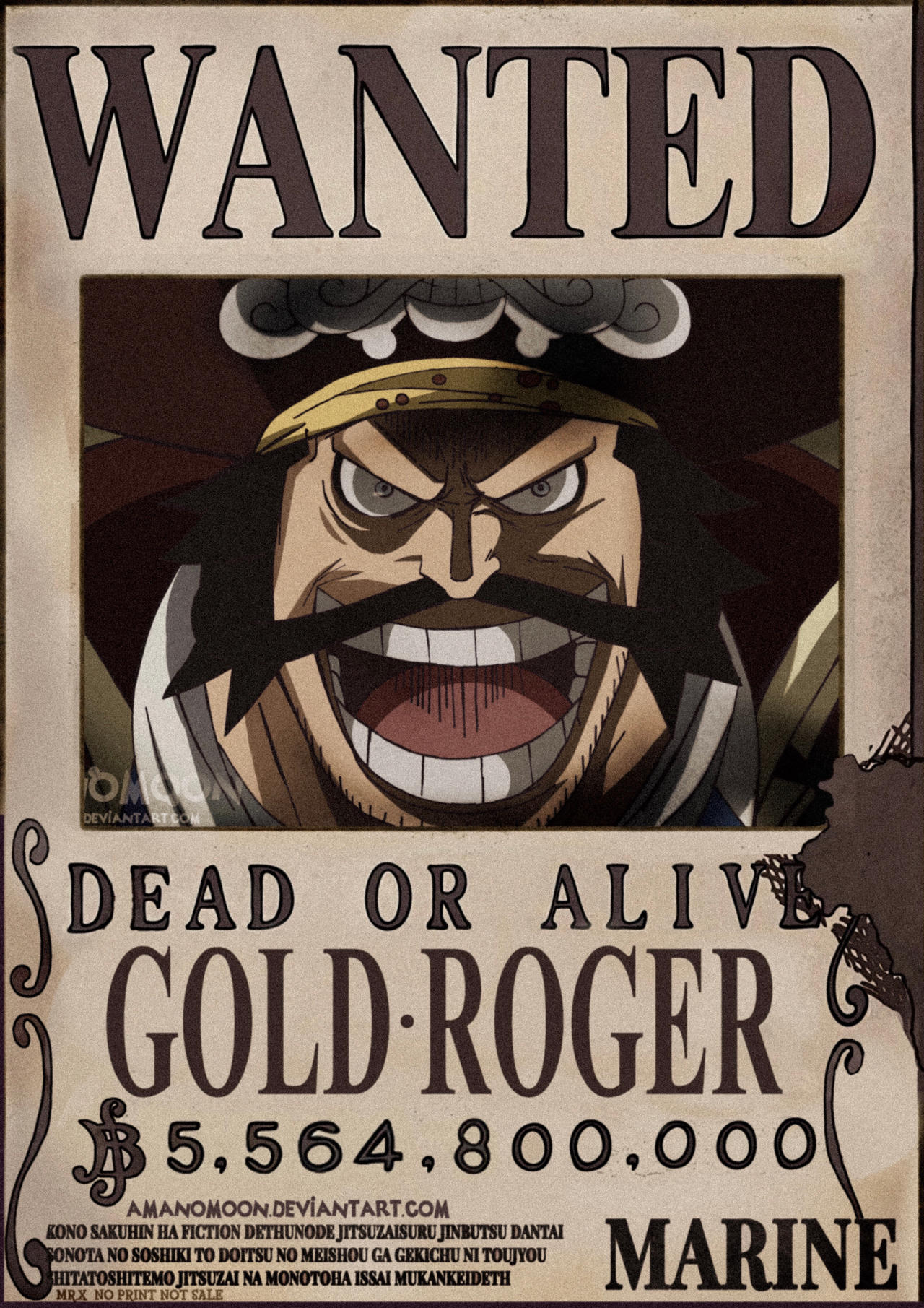 Gold Roger, Laugh Tale (One Piece Ch. 967) by bryanfavr on DeviantArt