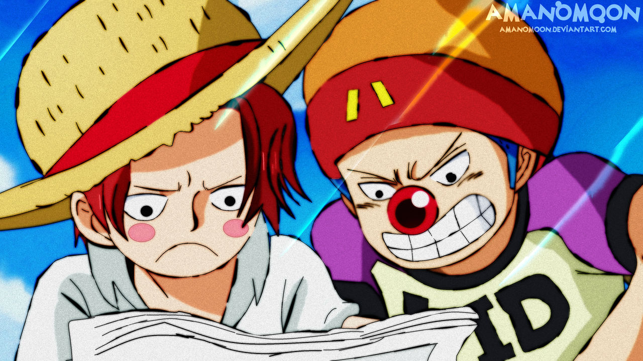 One Piece Chapter 964 Buggy Et Shanks Young Anime By Amanomoon On Deviantart