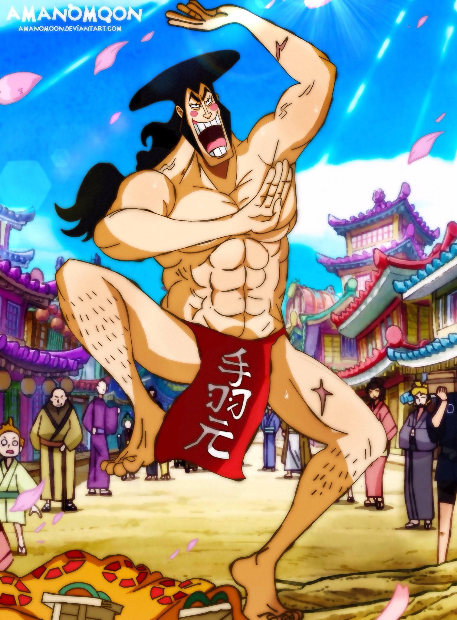 One Piece Chap 969 Oden Kozuki Humilation Dance By Amanomoon On Deviantart