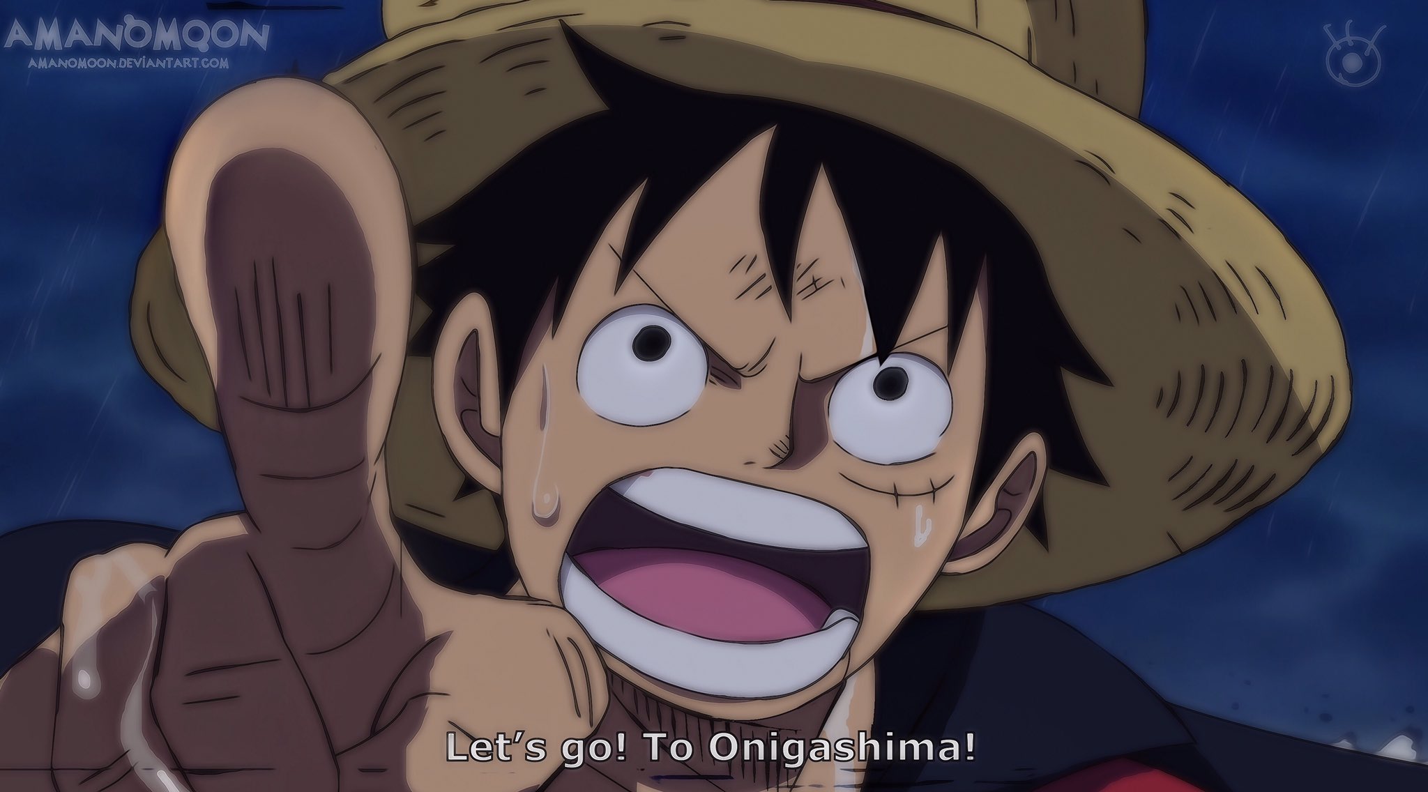 One Piece Chapter 976 Luffy Go To Onigashima By Amanomoon On Deviantart