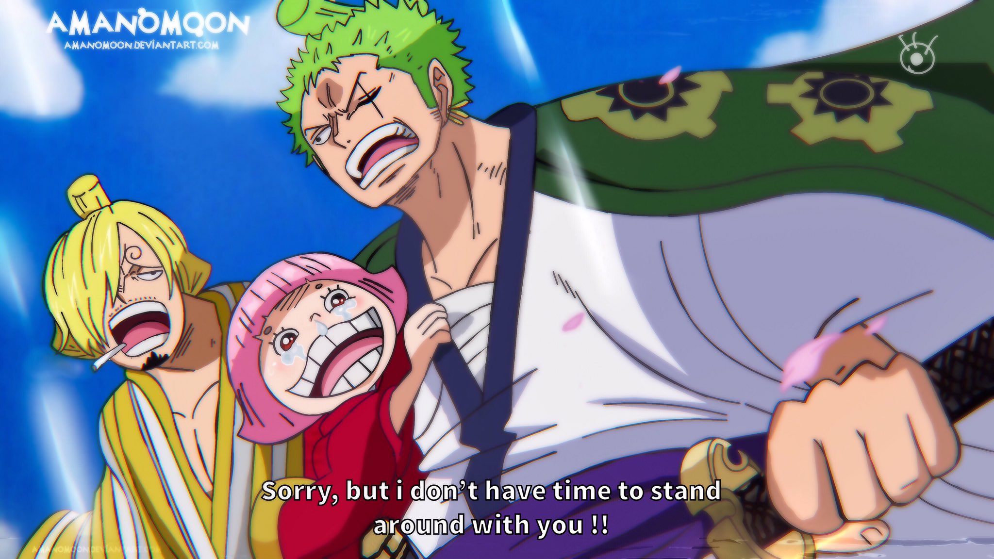 One Piece Chapter 944 Zoro Sanji Saves Otoko Chan By Amanomoon On Deviantart One Piece Chapter 944 Zoro Sanji Saves Otoko Chan By Amanomoon On Deviantart