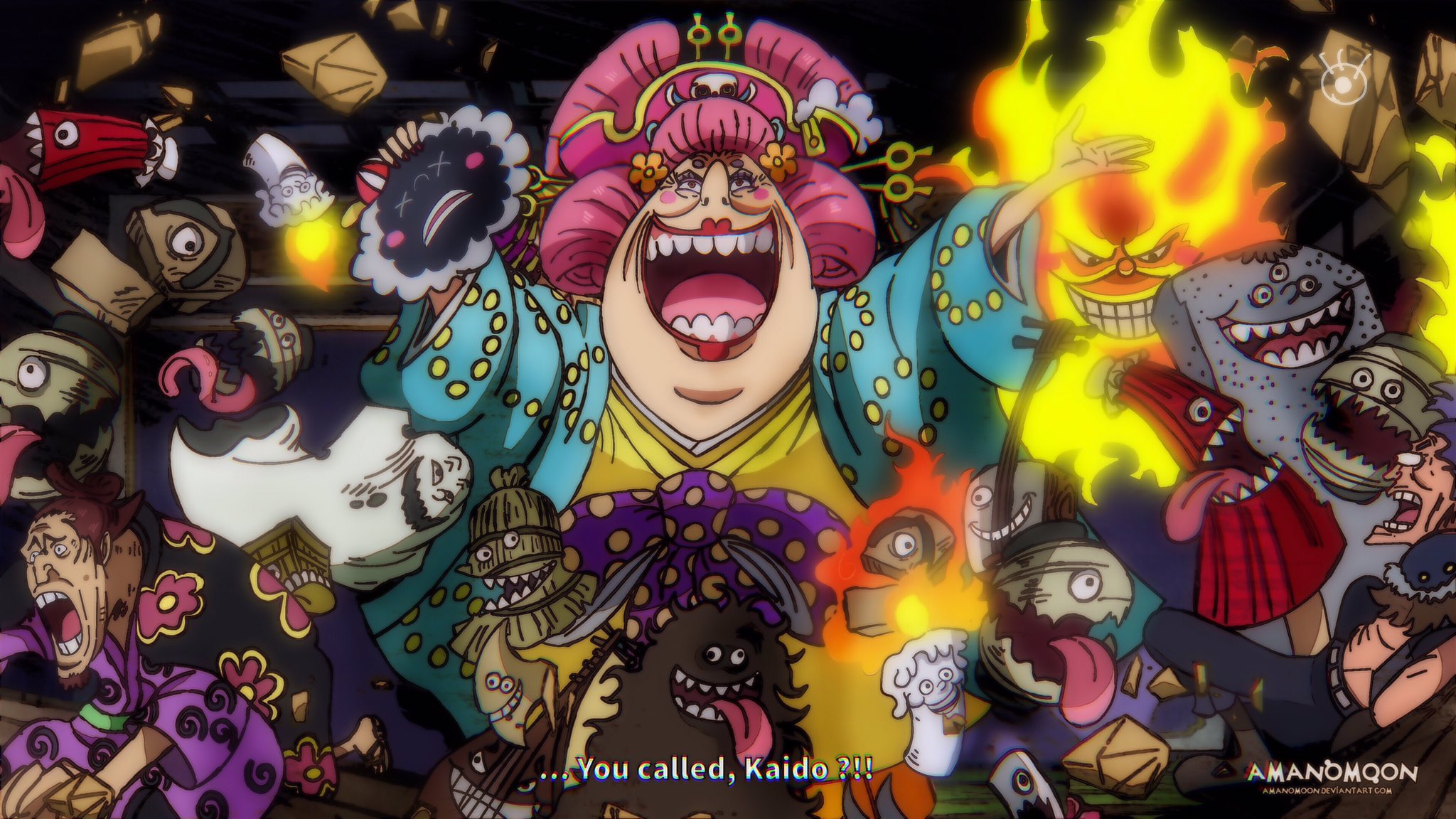 One Piece Chapter 985 Olin Big Mom And Kaido By Amanomoon On Deviantart One Piece Chapter 985 Olin Big Mom And Kaido By Amanomoon On Deviantart