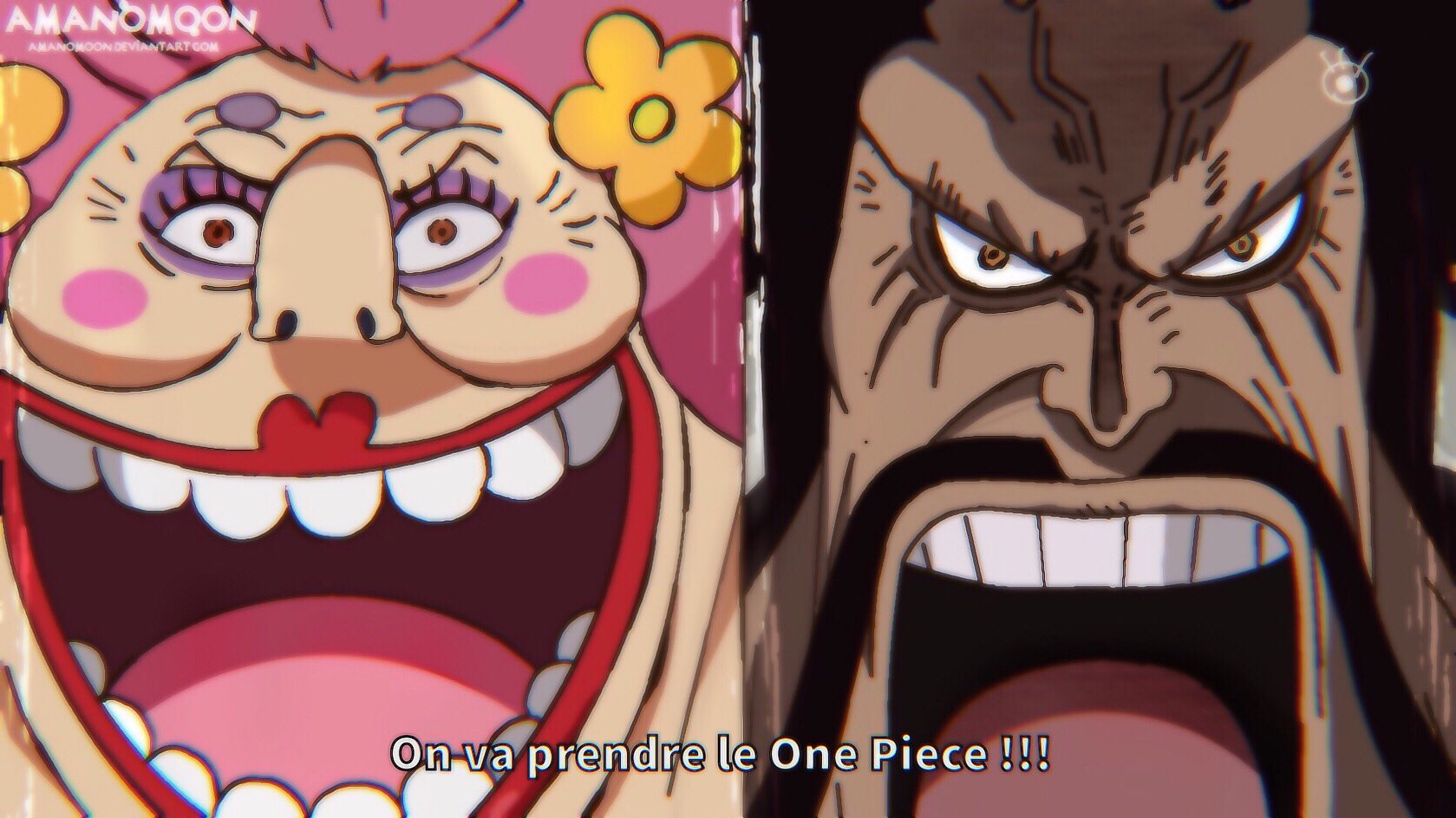 One Piece Chapter 985 Kaido Big Mom Ancient Weapon By Amanomoon On Deviantart One Piece Chapter 985 Kaido Big Mom Ancient Weapon By Amanomoon On Deviantart