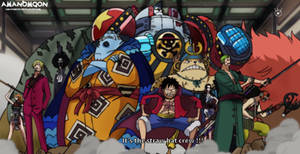 One Piece Chapter 989 Straw Hat Crew Anime Style