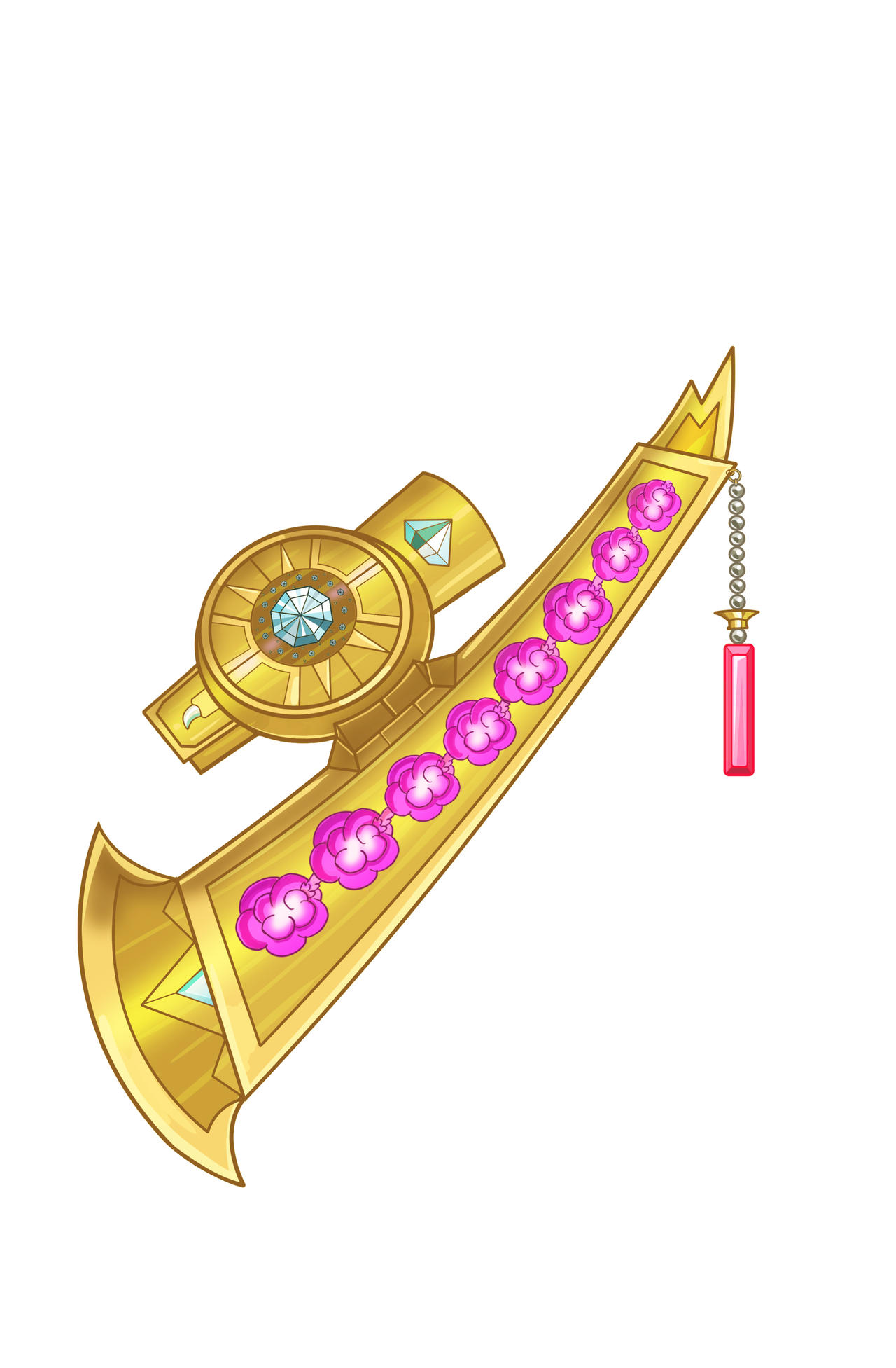 Custom Yu-Gi-Oh duel disk for a rich OC of client by Bherubha on DeviantArt