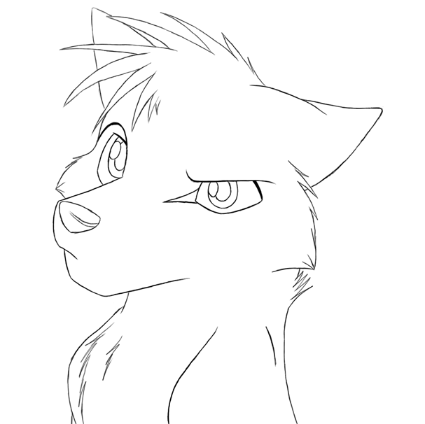 Some Wolf Lineart