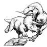 Triceratops vs T-Rex