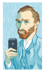Selfie Van Gogh