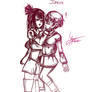 Yumi/Aelita (Code Lyoko)