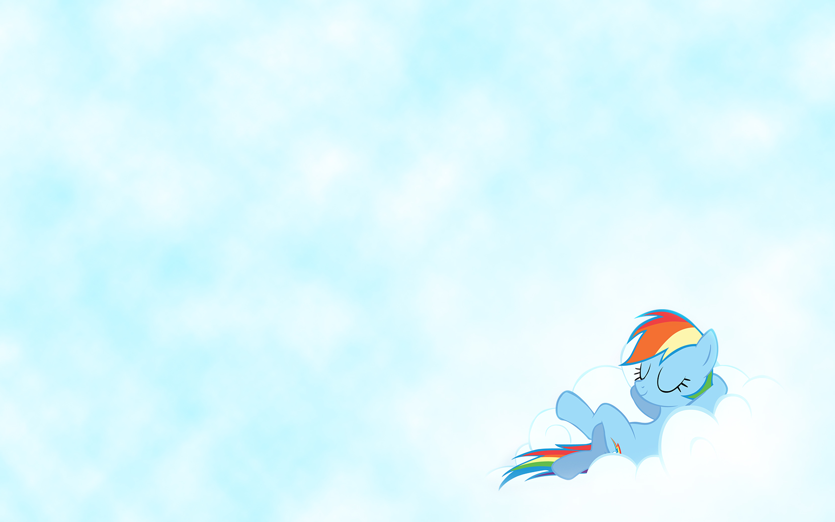 Rainbow Dash Sleeping