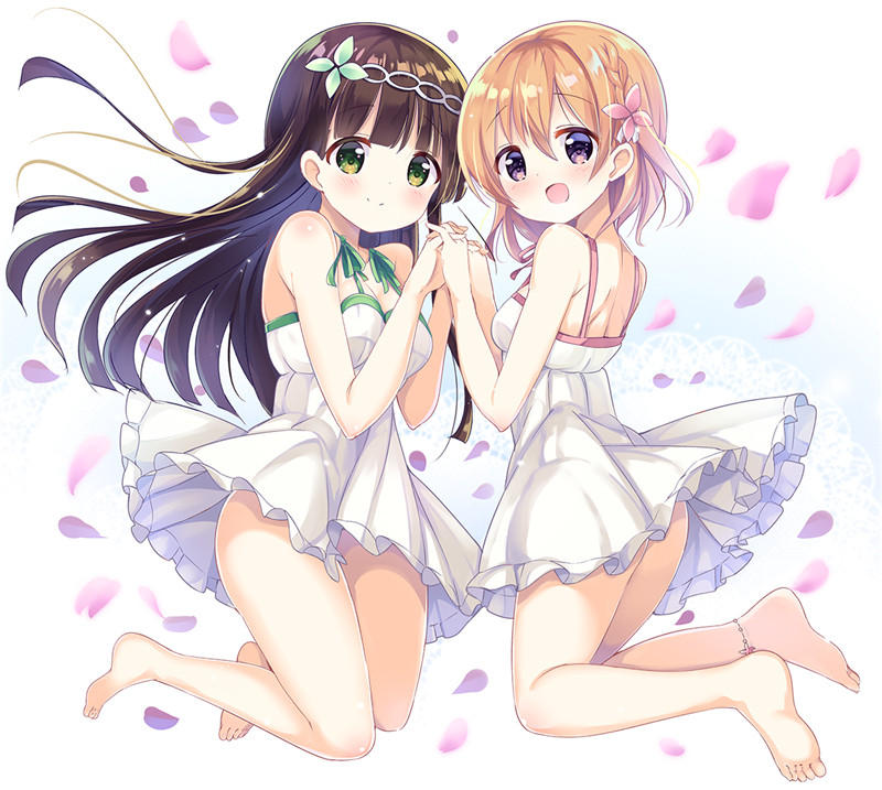 Barefoot Anime Girls Best Friends by XMegaAnime on DeviantArt