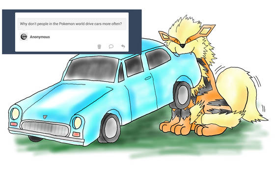 Why don't people drive cars in Pokemon?