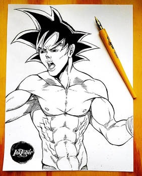Goku in my version INKTOBER