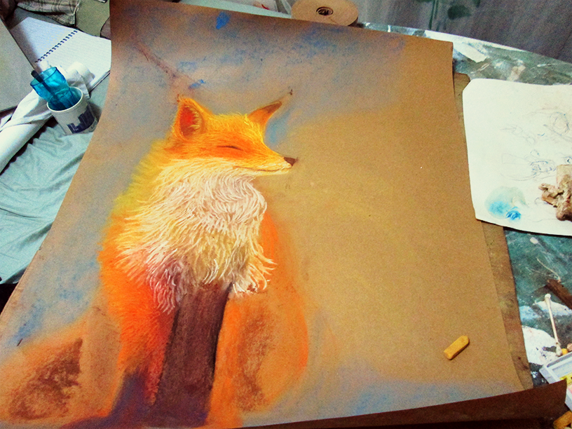 pastel fox