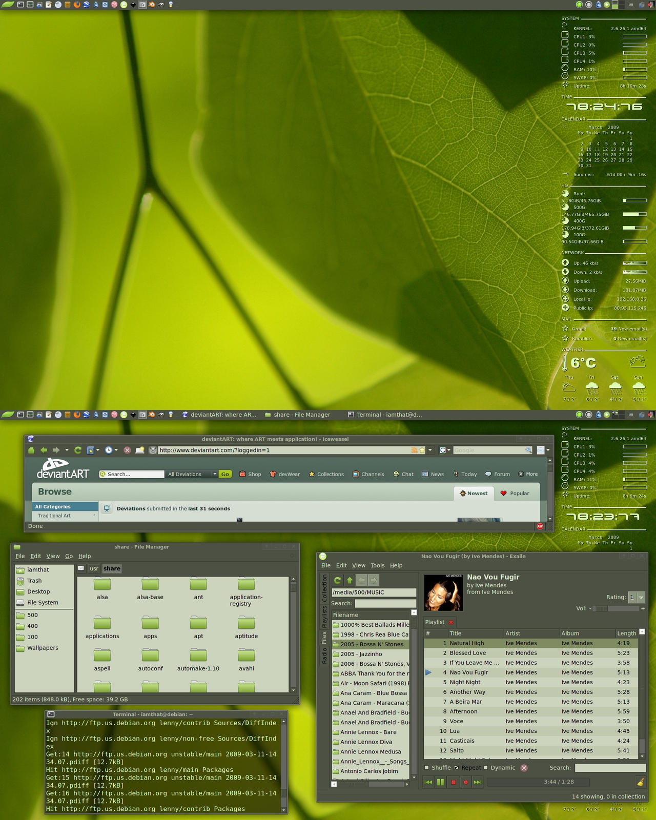 GreenGray Debian