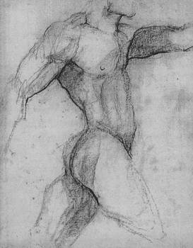 male figure, profile