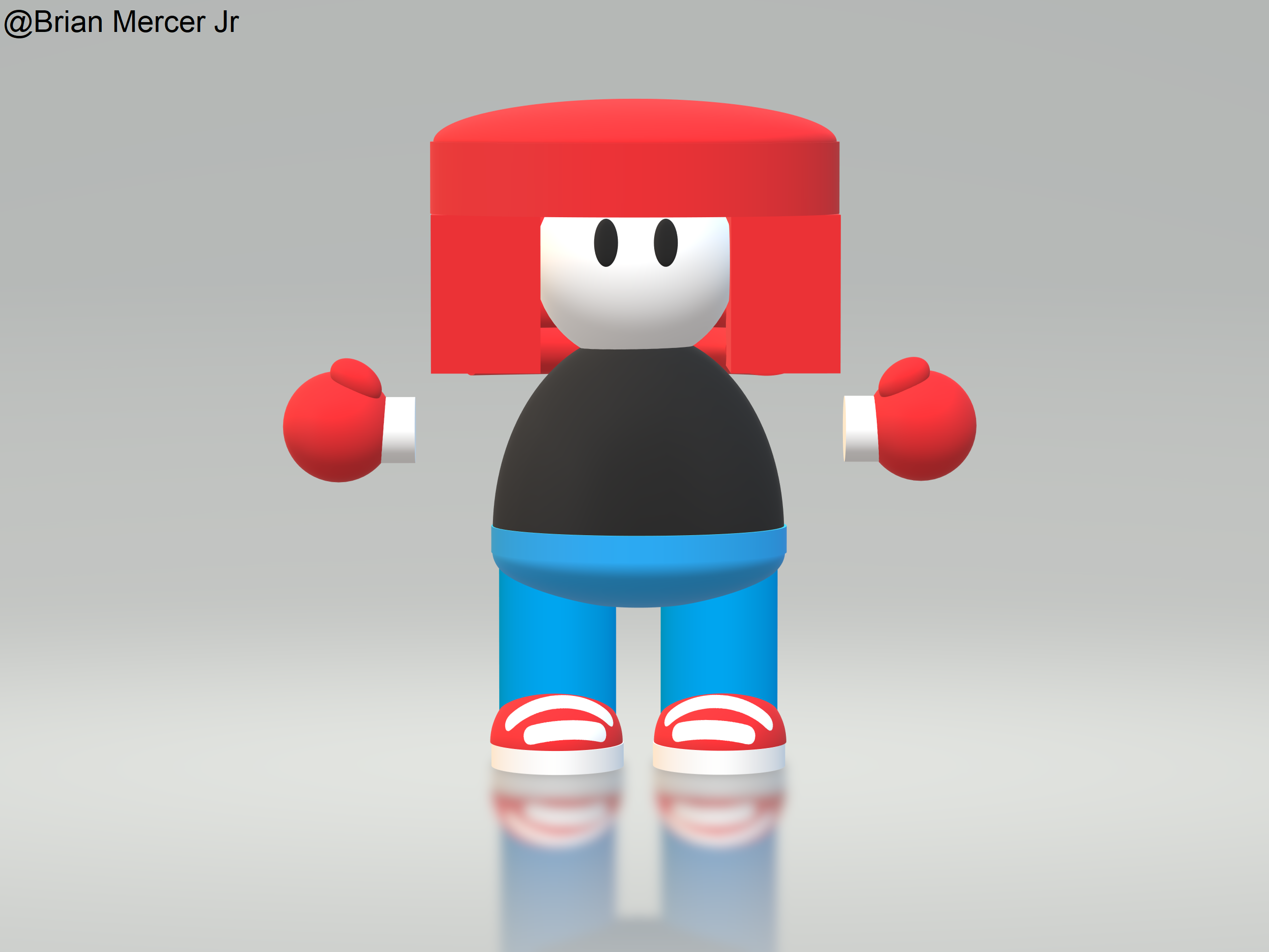 Random Boxing Guy Made a Random Boxing Character in Paint3D by brianmercer2004 on DeviantArt