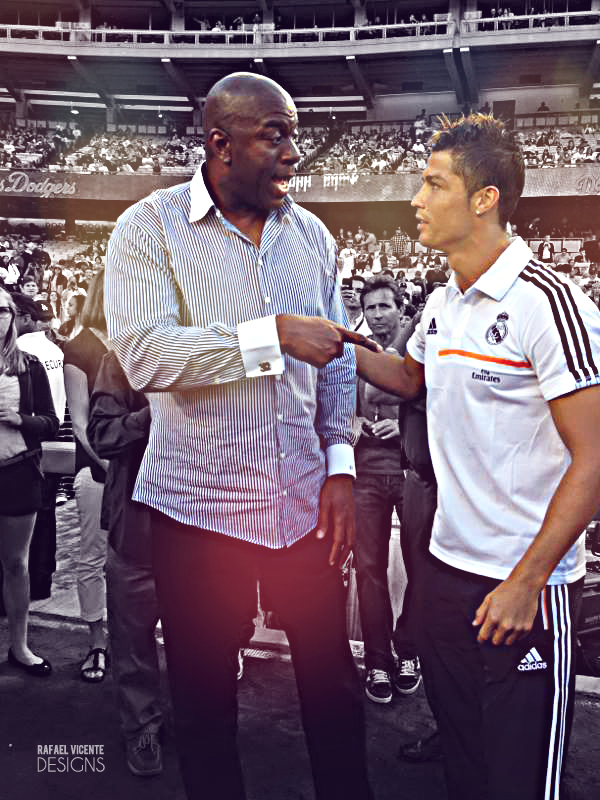 CRISTIANO RONALDO AND MAGIC JOHNSON