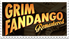 Grim Fandango stamp: Grim Fandango remastered fan by RussianRatigan