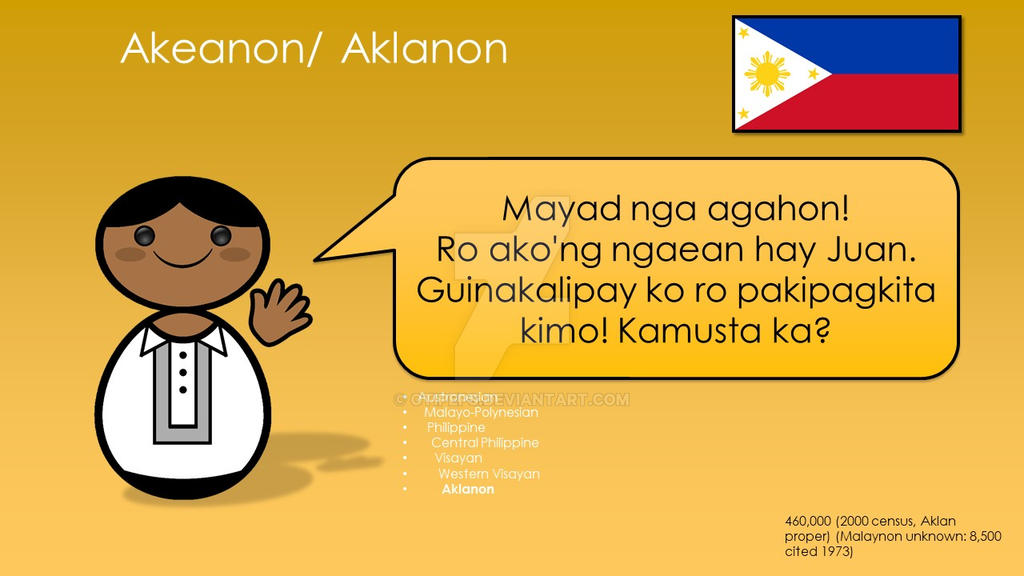 Native Aklanon Language - Filipino - Aklanon by Otipeps on DeviantArt